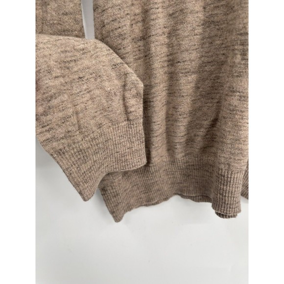Hawker Rye Sweater  Heather Beige/ Brown Half Zip‎ Mock Neck Size XXL - Picture 4 of 6
